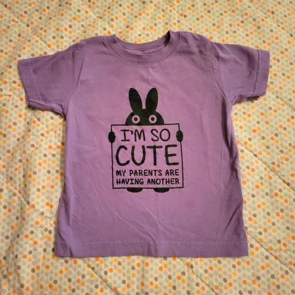 baby announcement t-shirt 2T - Picture 1 of 3